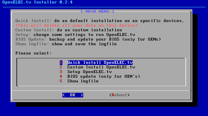 Installer - Quick Install